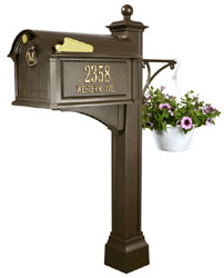 Whitehall Balmoral Monogram Ultimate Mailbox Package