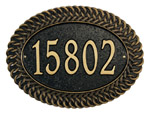 Charetwell Standard Address Plaque