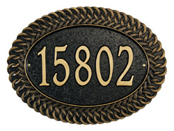 Chartwell Wall Address Plaque