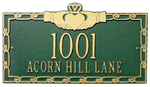 Claddagh Address Plaque