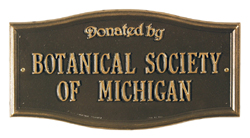 Donated by Memorial Plaque - Wall Mount