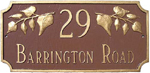 Camden Ivy Address Plaque