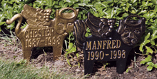 Angel Cat & Angel DogPet Memorial Markers