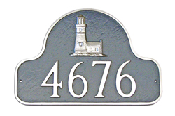 Lighthouse Arch Address Plaque