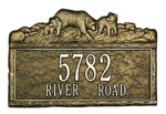 Woodland Bear Address Plaque