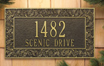 Oakleaf Address Plaque