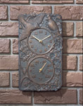 Cardinal Clock & Thermometer Combo