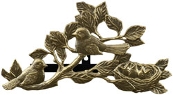 Chickadee Garden Hose Holder - French Bronze
