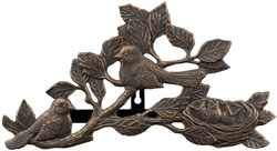 Chickadee Garden Hose Holder - Oil Rub Bronze