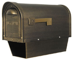 Special Lite Classic Post Mount Mailbox with Newspaper Holder