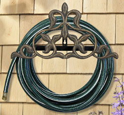 Fleur-de-lis Hose Holder - French Bronze
