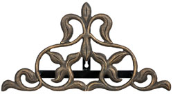 Fleur-de-lis Hose Holder - Oil Rub Bronze