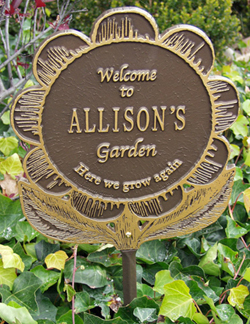 Garden Flower Plaque