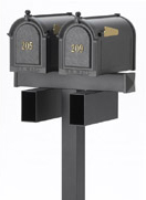 Whitehall Dual Mount Mailbox Package