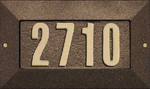 Manchester Column Mailbox Optional Address Plaque