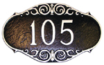 Victorian Address Plaque