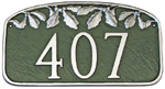 Oak Leaf Address Plaque