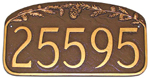Pinecone Address Plaque