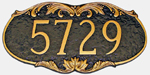 Charleston Address Plaque