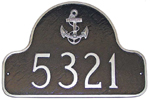 Anchor Arch Address Plaque
