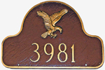 Eagle Arch Address Plaque