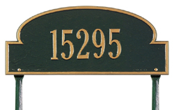 Pennsylvania Address Plaque - Lawn Mount