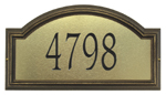 Providence Artisan Metal Address Plaque