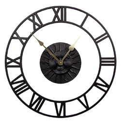 Sunface Floating Ring Clock