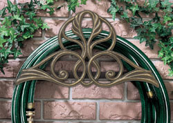 Victorian Garden Hose Holder - French Bronze