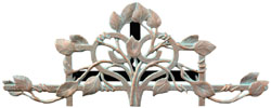 Vine & Trellis Garden Hose Holder - Copper Verdi