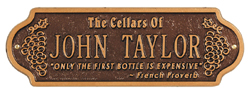 Wine Cellar Plaque