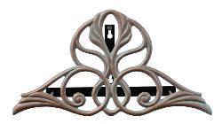 Victorian Garden Hose Holder - Copper Verdi