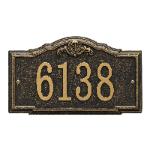 Gatewood wall one line black with gold