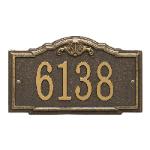 Gatewood wall one line bronze with gold