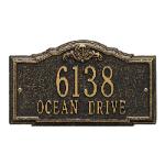 Gatewood wall two line black with gold