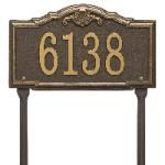 Gatewood lawn one line bronze with gold