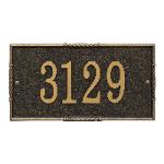 Brohman wall one line black with gold