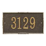 Brohman wall one line bronze with gold