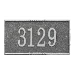 Brohman wall one line pewter with silver