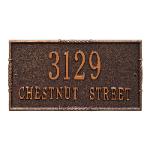 Brohman wall two line antique copper