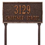 Brohman lawn two line antique copper