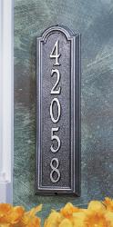 Manchester Vertical Standard Address Plaque