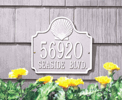 Conch Wall-Mount Address Plaque