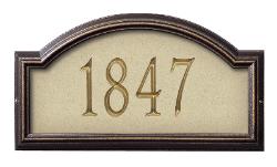 Providence Artisan Stone Address Plaque