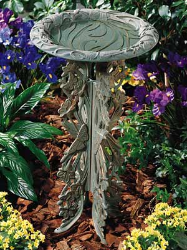 Butterfly Birdbath With Pedestal