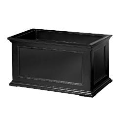 Fairfield Horizontal Planter in Black